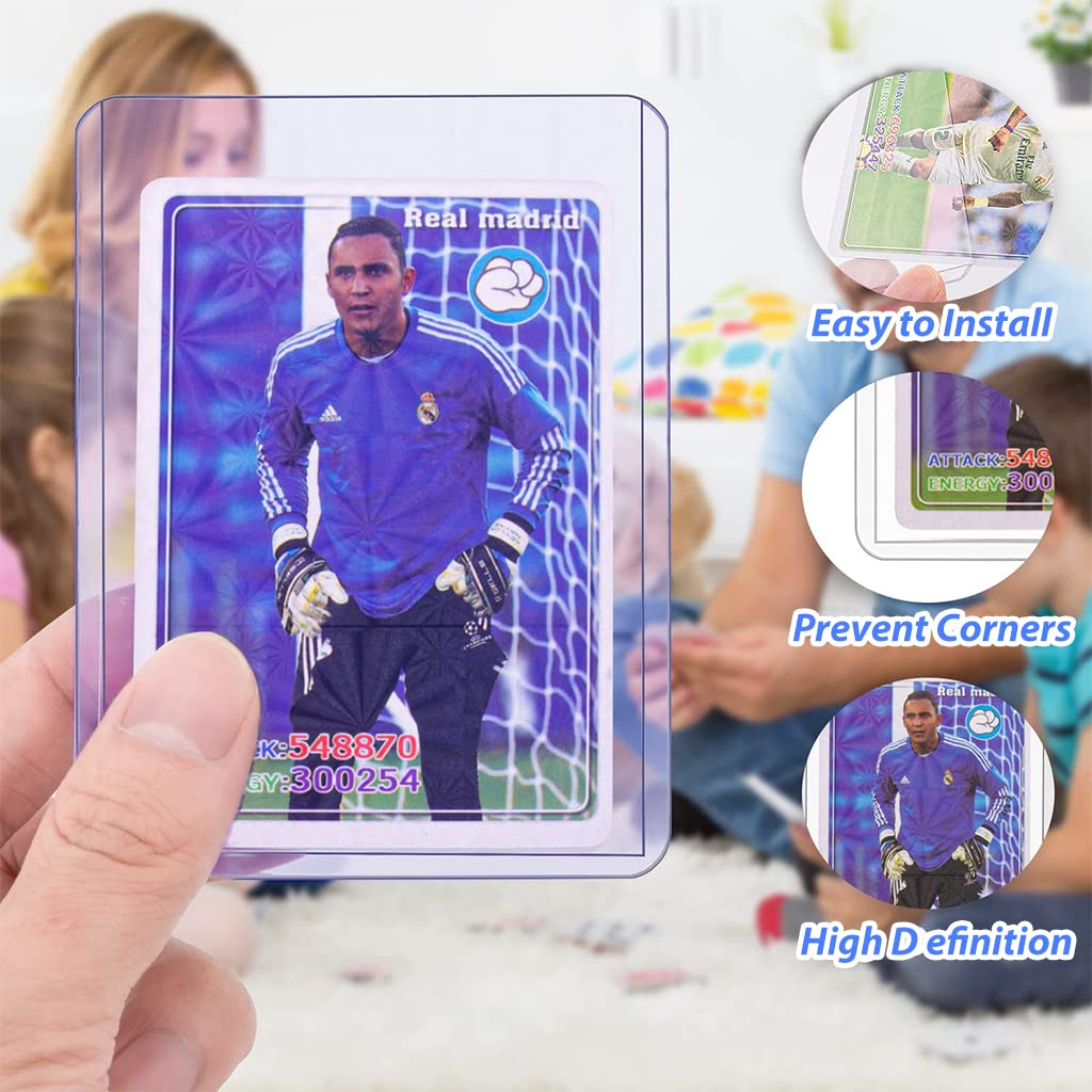 PATPAT 25pcs PVC Trading Card Case for Game Card Clear 3 PATPAT 25pcs PVC Trading Card Case for Game Card Clear 3